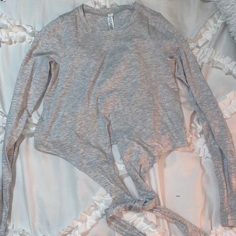 Lululemon tie/wrap shirt